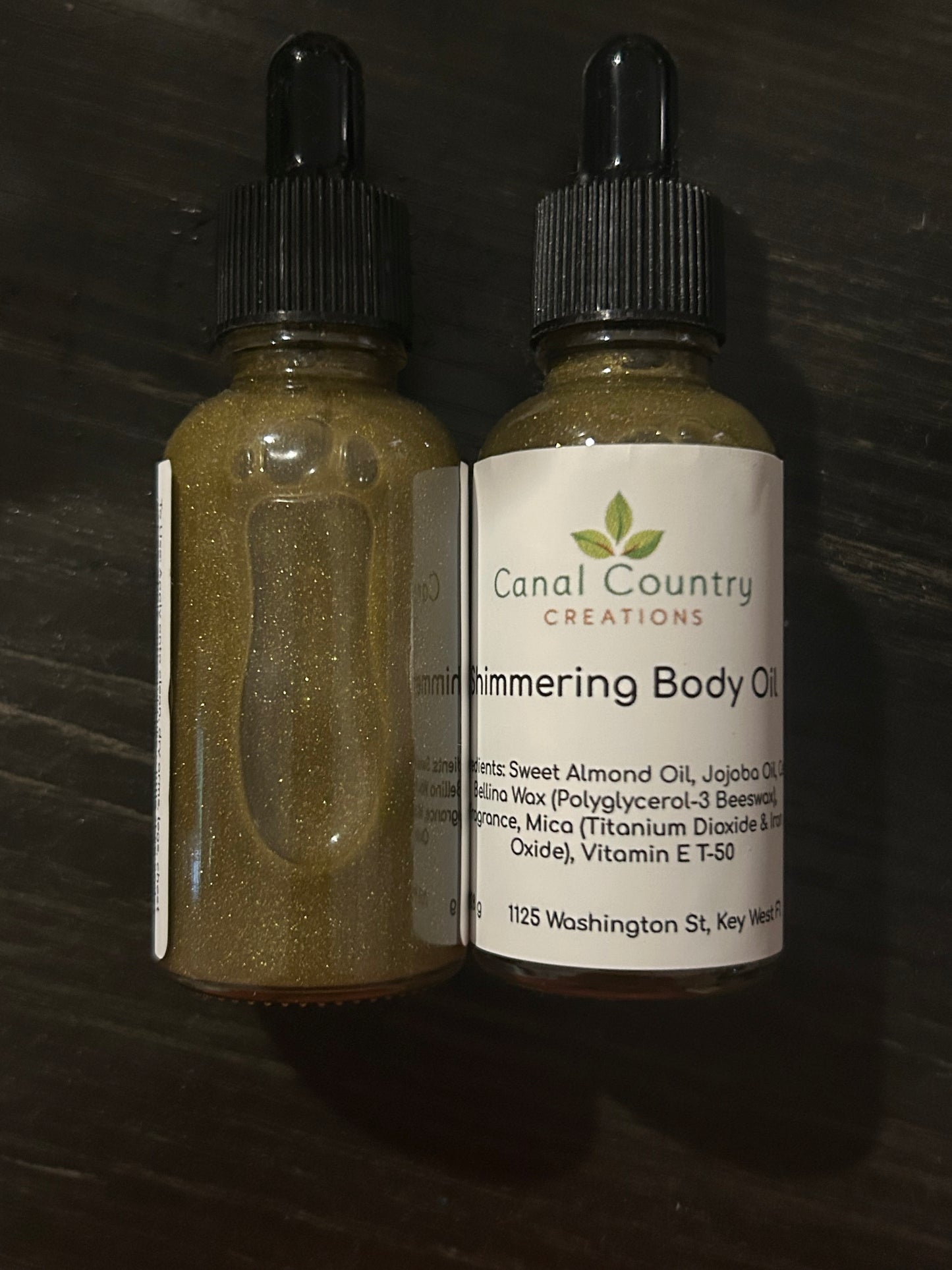 Dark Gold Shimmer Body Oil
