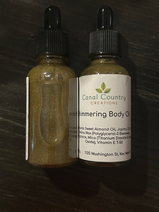 Dark Gold Shimmer Body Oil