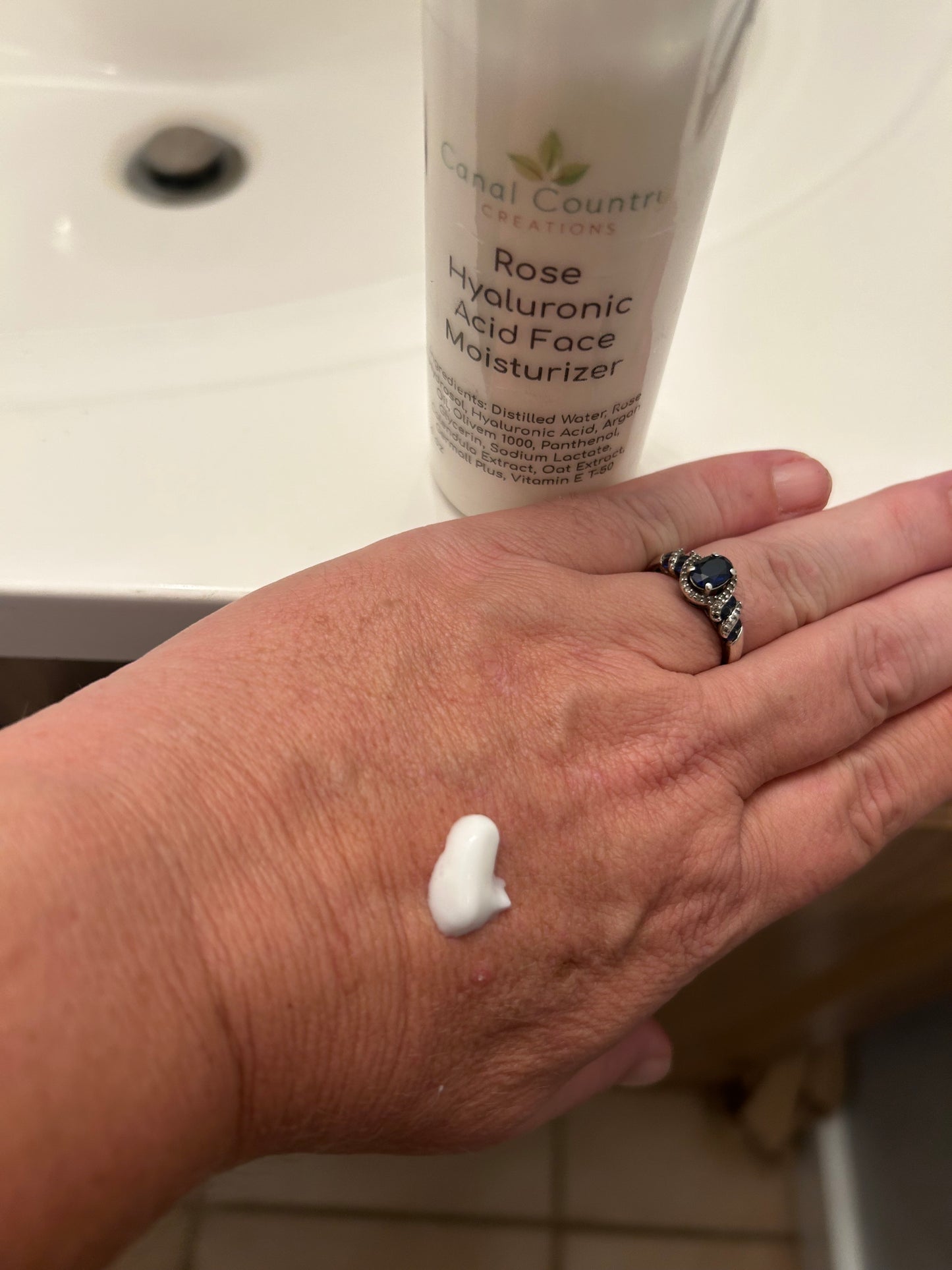 Rose Hydrosol Hyaluronic Acid Face Moisturizer